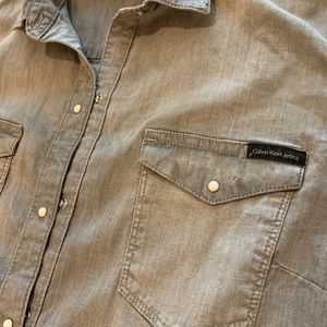 Women’s - CK button up - Pearl Snap - Calvin Klein